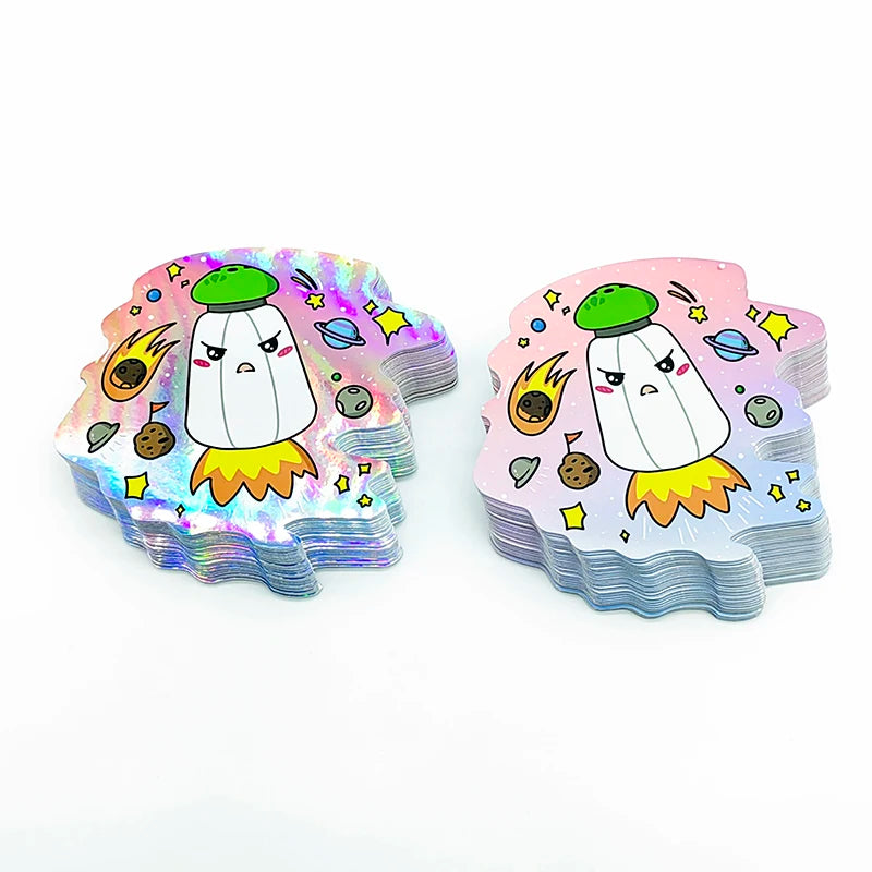 Adhesive Polypropylene Labeles Holographic Vinyl Sticker 3d Hologram Sticker