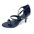 Elegant Black Beige Genuine Leather Heels Sandals for Women Anti-Slip Ankle Strap Footwear for Spring Summer Autumn Winter