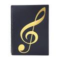 A4 PP Plastic Waterproof Transparent Piano 40 60 Sheet Spiral Display Book Mucic Score File Folder