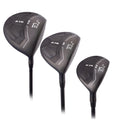 USGA Custom Brand Right Handed Titanium Golf Driver Club Head with Graphite Shaft Rubber Grip-Forged Silver/Black/Gold 45inch