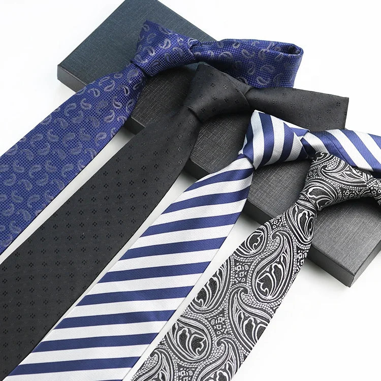 Good Quality Hot Sale Male China Necktie Manufacture Ready to Ship Wholesale Polyester Mens Stock Tie