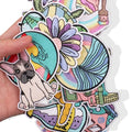 New Design Trendy Embroidery Flower Travel Style Iron on Embroidery Heat Transfer Clothing Patches for Bag DIY