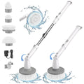 Wholesale Rechargeable Bathroom Handheld Electric Spin Scrubber Multifunctional Electric Brush for Cleaning 3 in 1 About 60mis
