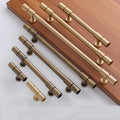 Antique Bronze Brass Cabinet Handles Knobs and Drawer Pulls for Kitchen Furniture Wardrobe & Bedroom Decorative Knobs