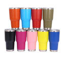 30 oz Stainless Steel Double Wall Vacuum Insulated Bulk Tumbler for Vehicle Cup Holders MegaBDM