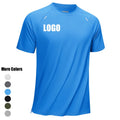 Affordable Summer Gym Short Sleeved T-shirt Custom Round Neck t Shirt Wholesale Crew Neck T-shirt