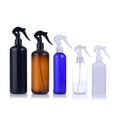Empty Transparent 100ml 150ml  250ml 300ml 500ml  White clear Amber PET Plastic Spray Bottle with Trigger Sprayer