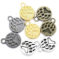 100pcs/bag Animal Charm Wolf Claw Bracelet Necklace Making Metal Jewelry Accessories DIY D9324