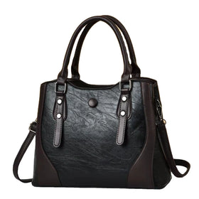 2022 Fashion New Color Matching Large Capacity Leather Ladies Shoulder Bag Cross-body Bag Versatile Woman Bagscommuting Handbags