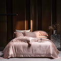 Botanical Fern Jacquard Bedding Set 4PCS Wide Contrast Piping Silky Cooling Duvet Cover Queen King Modern Luxury Hotel Bed Linen MegaBDM