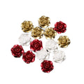 Resin Rose Flower Cabochon 12mm 20mm 100pcs Hair Pin Ornament Fashion Earring Necklace Accessory Supplier