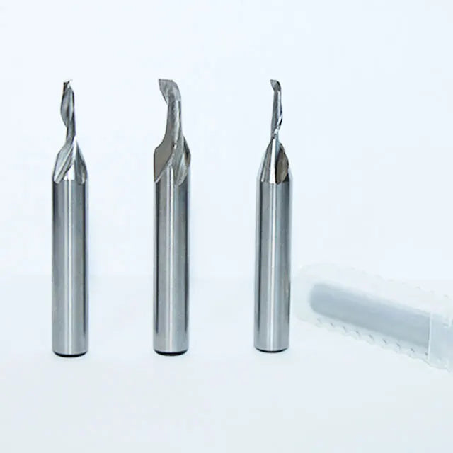 6mm One Flute HSS End Mill Aluminum Alloy Door Window Climb Milling Cutter CNC Bit OEM/ODM Customizable No Coating 60HRC Cutting