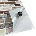 Colorful Long Strip Design with Some Marble 3D Effect Self Adhesive Wall Tiles for Kitchen Backsplash