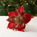 Artificial Flowers Merry Christmas Tree Decorative Gifts Artificial Christmas Flowers for Tree Decorative Ornaments