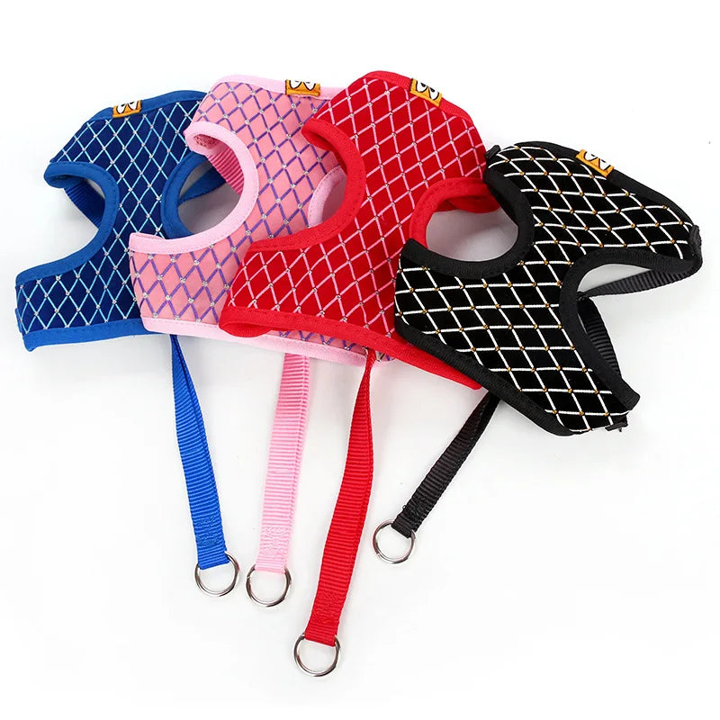 Wholesale Warm Small Dog Pet Harness and Leash Set Puppy Cat Pet