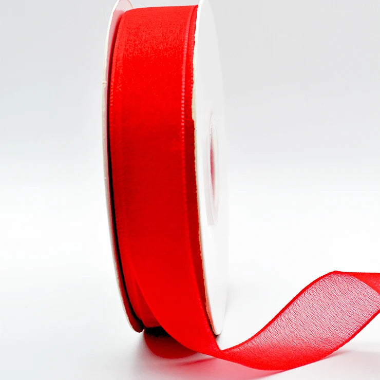 Wholesale Factory 23 Colors Nylon Organza Sheer Ribbon for Toy Ribbons