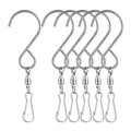 360 Degree Rotating Wind Spinner Swivel Hooks Hanging Crystal Twisters S Hooks Stainless Steel Wind Spinner Swivel Hook