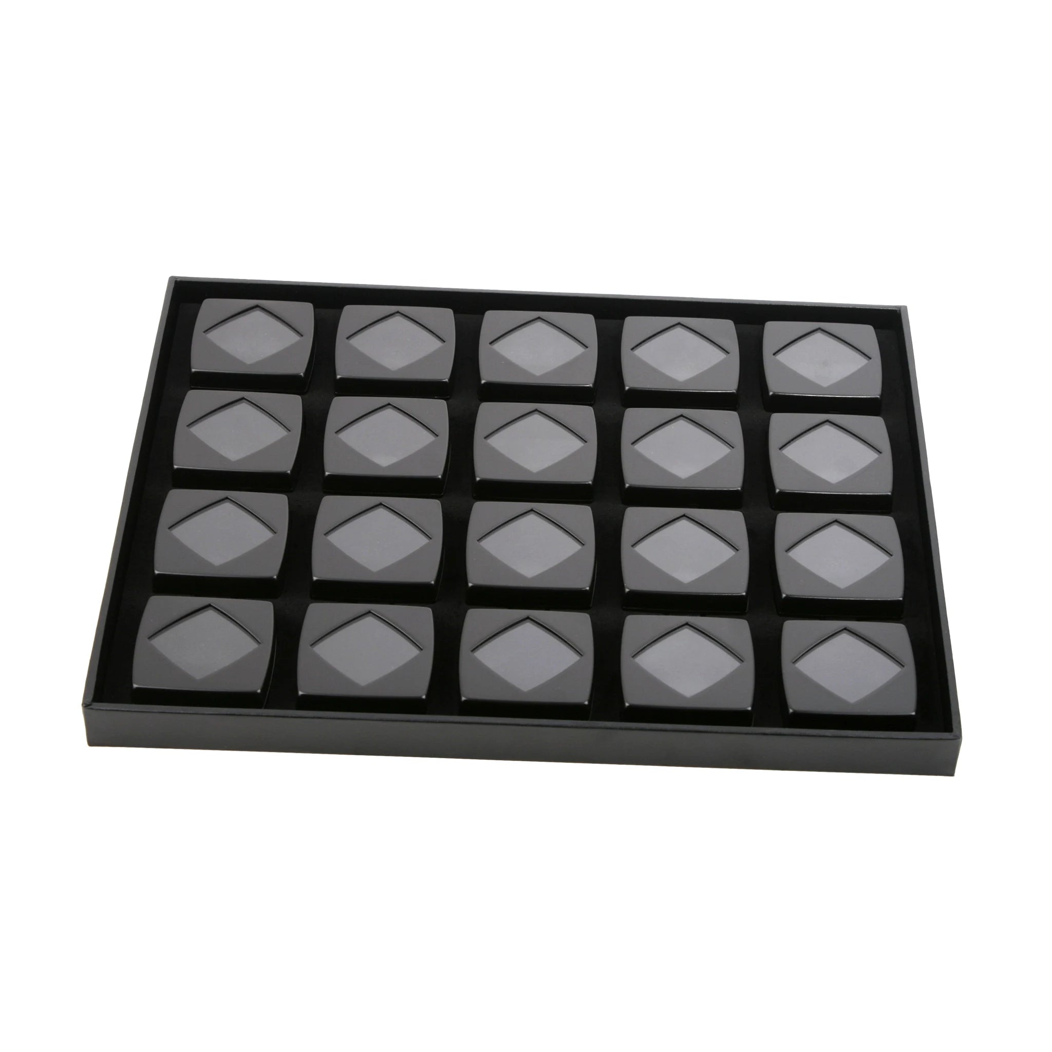 Bare Stone Stand Holder Jewelry Display Case Gemstone Loose Diamond Display Box Tray