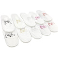 Women New Wedding Bathroom Slippers Bathroom Sandals Slippers Bridal Shower Slippers Bridal Shower Decorations Bachelorette