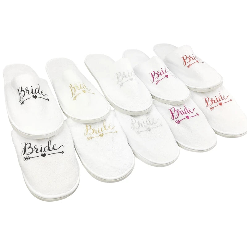 Women New Wedding Bathroom Slippers Bathroom Sandals Slippers Bridal Shower Slippers Bridal Shower Decorations Bachelorette