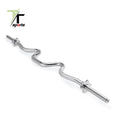 Gym Equipment Weightlifting Gym Ez Curl Barbell bar for Powerlifting