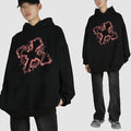 Vintage Washed Hoodies Custom Logo Printed Heavyweight Cotton Silk Screen Graphic Printing Hoodies Mens