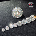 SICGEM Wholesale Synthetic Moissanite 3mm-18mm Loose D Color VVS1 Clarity Excellent Brilliant Cut GRA Certified Color Play/Fire