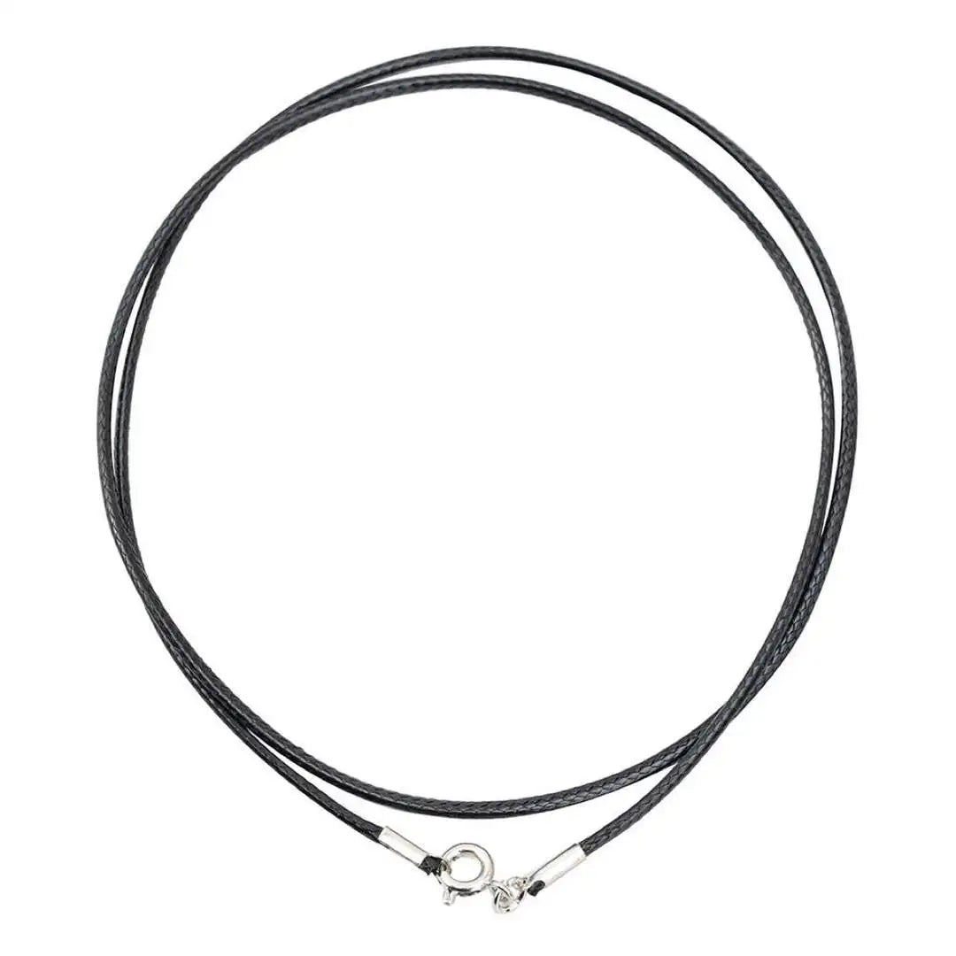 Factory Direct Black Cheap Rope Chains PU Leather Clasp Necklace Chain Necklace Wholesale