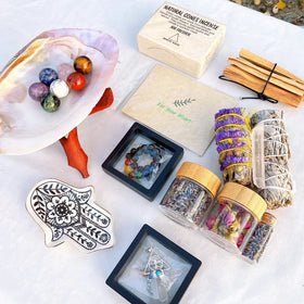 DIY Crystals Wholesale Bulk Healing Stones Kit Gems Crystal Sphere Spiritual Meditation Fengshui Ornaments Chakra Set