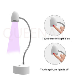 Strong Lamp Flash Cure Gel X Extension Light 12W Rechargeable Cordless Portable Flexible Mini Uv Led Touch Nail Lamp