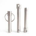 VCN114 Dia 10mm All Stainless Steel Solid Quick Release Pins Spring Ball Lock Pins With Ring