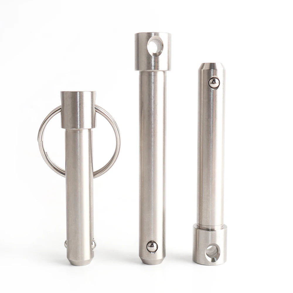VCN114 Dia 10mm All Stainless Steel Solid Quick Release Pins Spring Ball Lock Pins With Ring