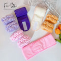 Spa Headband Wrist Washband Face Wash Set New Design Washband Microfiber Towel Scrunchies