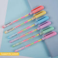6 Colors Fluorescence Highlighter Stationery Colorful Rainbow Gel Pens Fashion Office School Supplies Writing Painting Pens