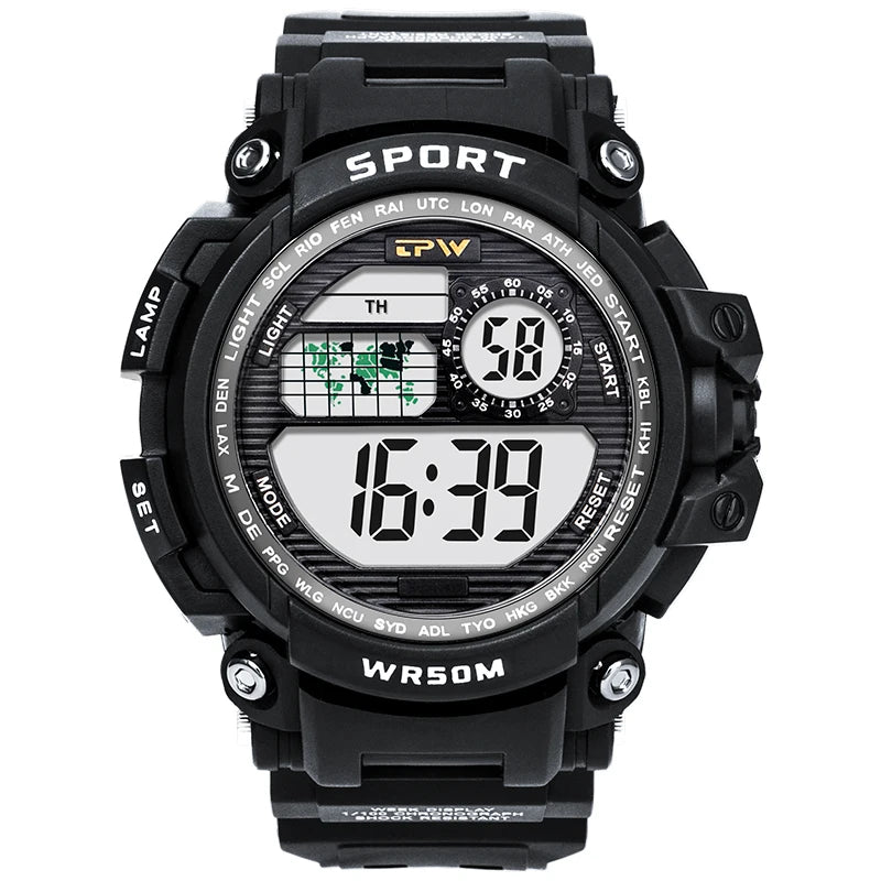 Reloj Digital Sport Wrist Watch Waterproof Wristwatches Digital Watches for Men