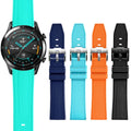 Top Grade Fluorine Rubber Sport Watch Strap 20mm 22mm Waterproof FKM Rubber Watch Bands Quick Release for Luxury OMG Watch