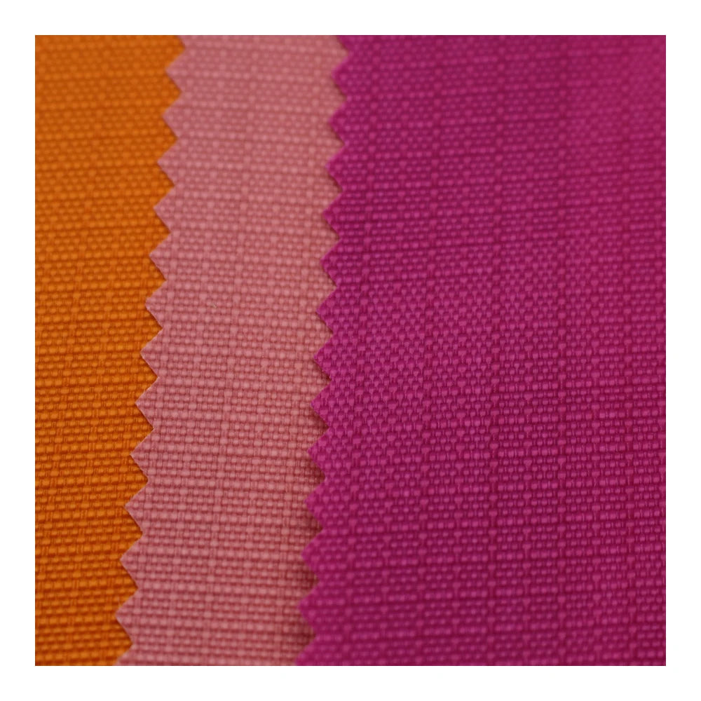Fabric Plaid Ripstop Nylon with Pu Coated 420D 0.2 Fabric Waterproof Fabric Woven Waterproof Coating TL 100% Nylon