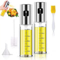 5-Piece Set Baking Cooking BBQ Stainless Steel Food Glass Bottle Brush Funnel Silicone Sweep Kitchen Tool Set Oil Sprayer
