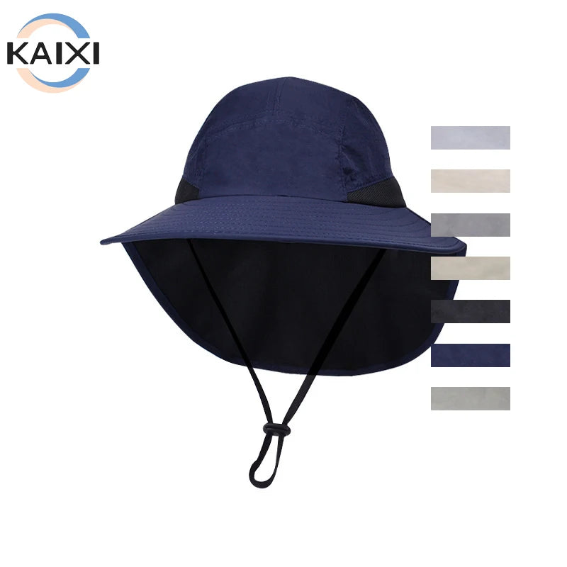 Large Brim Baseball Cap for Boys Children's Summer Sun Protection for Outdoor Sports Travel Fishing by the Beach or Outing