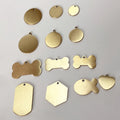 Wholesale Pet Id Tag Blank Brass Sublimation Custom Logo Bone Dog Tag