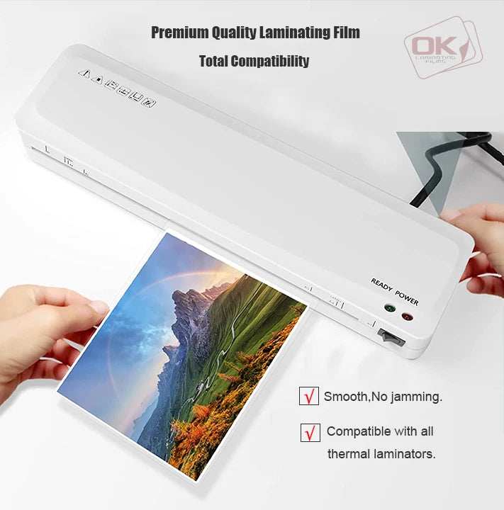 A4 Matte Writable Laminating Pouches PET Film Laminating Pouches UV Laminating Film
