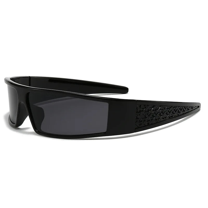 New Style High-End PC Sunglasses for Men Women Black Hair Band Hair Popular for Street Photoshoots Outdoor Activities UV400