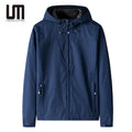 Custom Logo Trending Product Men s Casual Lightweight Outdoor Hooded Coats Plus Size Jackets