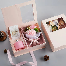 YY Corporate Luxury Handmade Gift Set Birthday Mother's Day Present Women Soap Flower Aromatherapy Gift Box Valentine's Day Gift