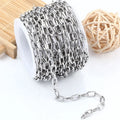 No Fade Stainless Steel Chains DIY Necklace Bracelet Gold Chain Lips Beads Beaded Chainfor Jewelry Making