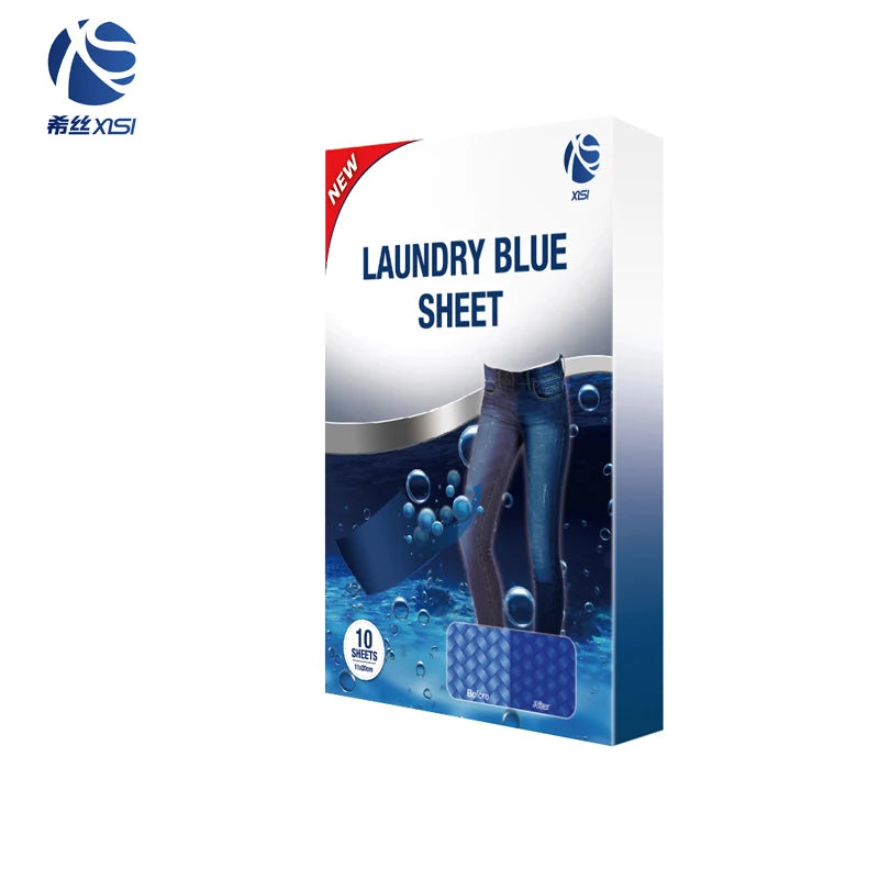 Ending Faded Textile  Laundry Blue Sheet Gentle Care Residue Free