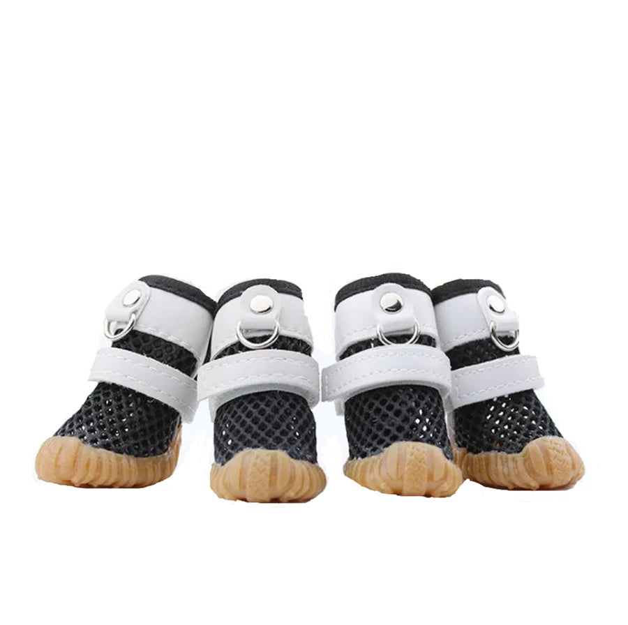 Spring Summer Pet Mesh Shoes Multi-colored Dog Sports Shoes Cat Travel Walking Shoes Pet Apparel
