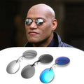 Retro Classic Luxury Frameless Sun Glasses Uv400 Rimless Clamp Round Mini Nose Clip Sunglasses for Men