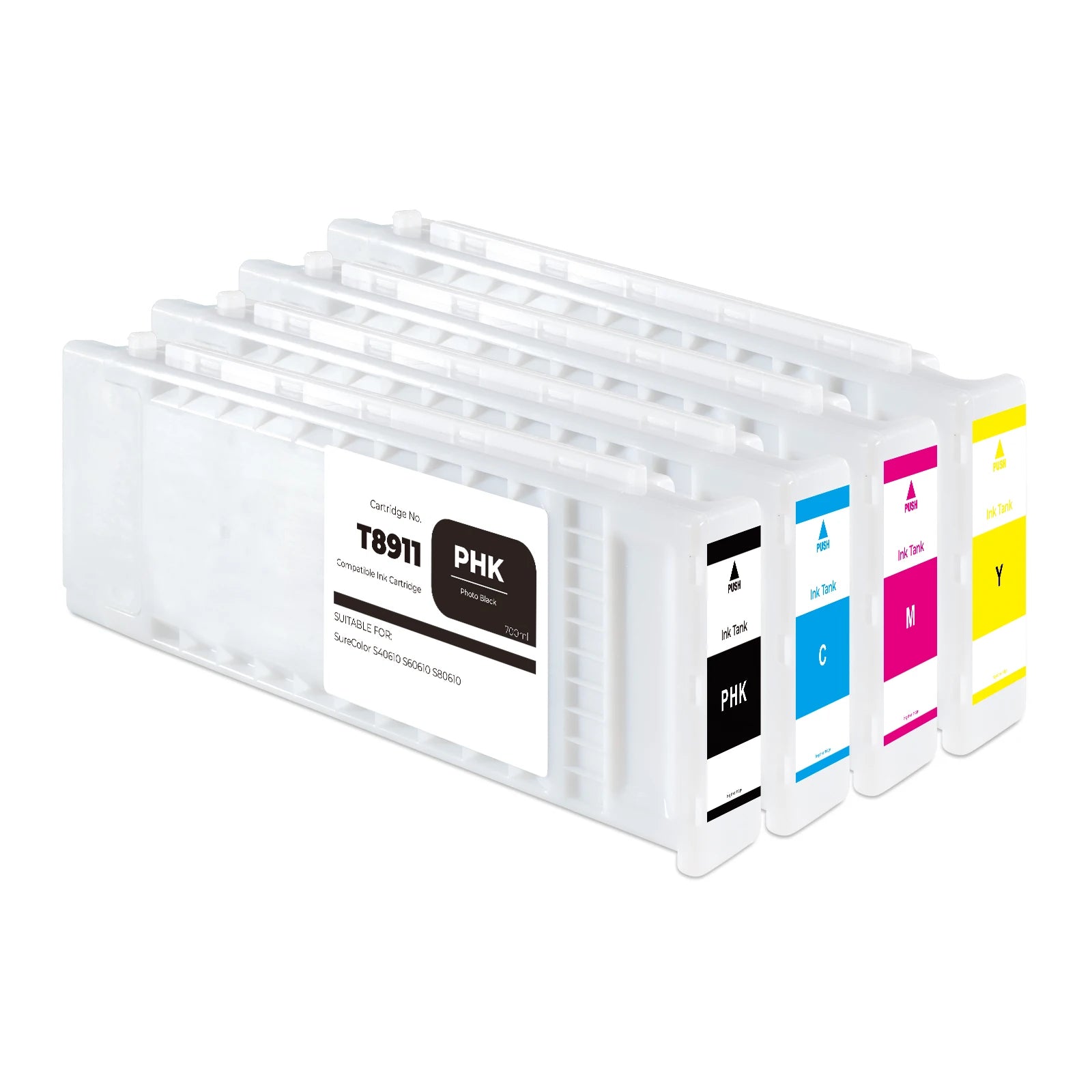 700ml T8911-T8914 Compatible ECO SOLVENT Ink Cartridge SC S40610 S60610 S80610 for EPSON Surecolor Printers