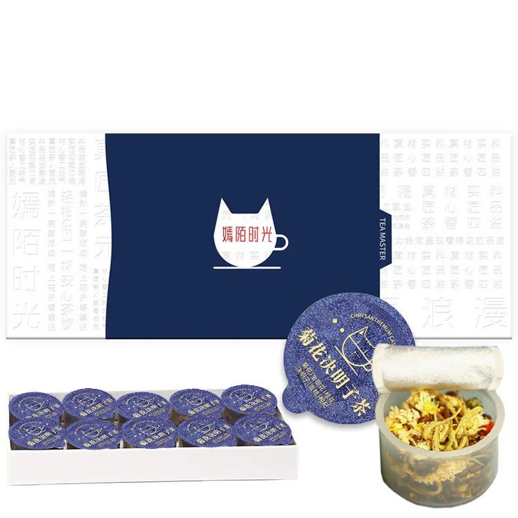 Small Can Tea Osmanthus Honeysuckle Wolfberry Herbal Tea Chrysanthemum Cassia Seed Tea